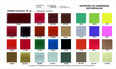 choice of colours of eco leather for finishes (spine+ inside)