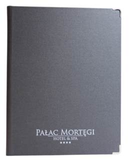 Karta menu nr 1059 model Prestige z płótna 