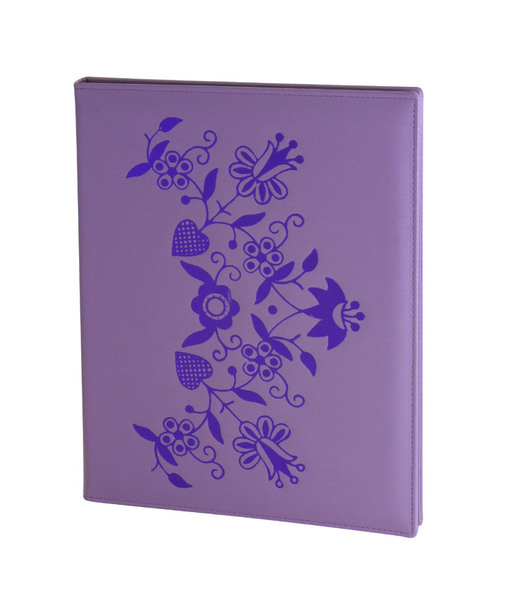 Menu card No. 008 - embossing in violet