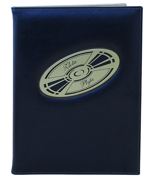 Menu card No. 116 - laser engraving on sheet metal insert