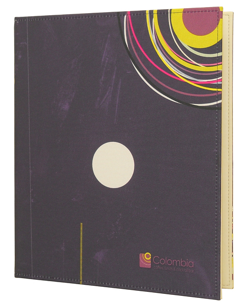 Menu card No. 136 - mode MODERN for folders passe-partout