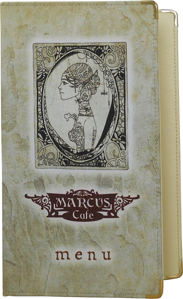 Menu card No. 140 - model MODERN on fabric