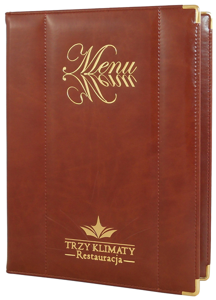 Menu card No. 148 - model PRESTIGE with additional vertical interweave