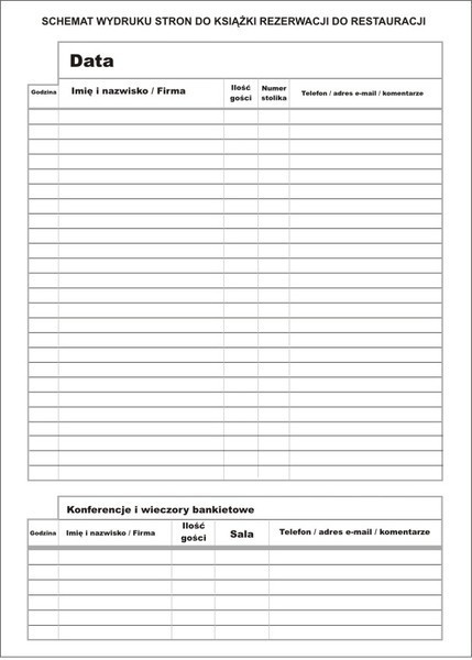 printing template