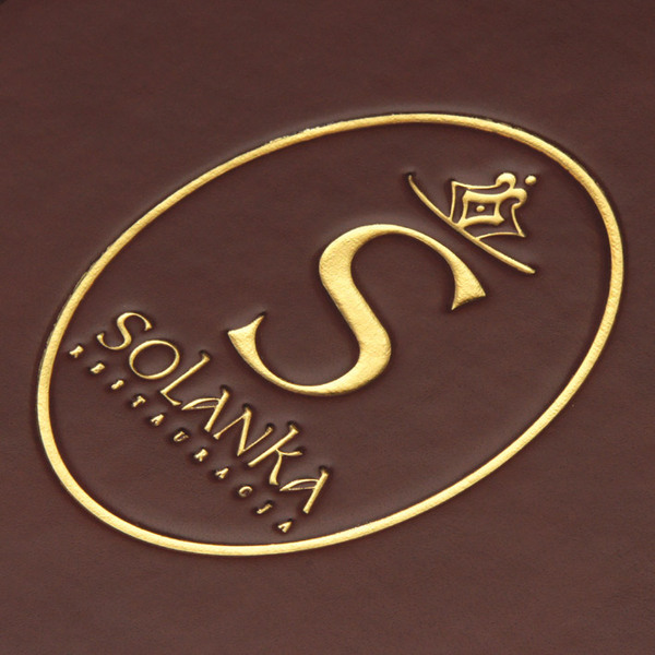 logo złocone