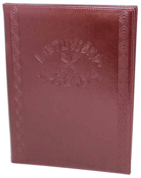Menu card No. 215 - Prestige made of eco leather with embossings