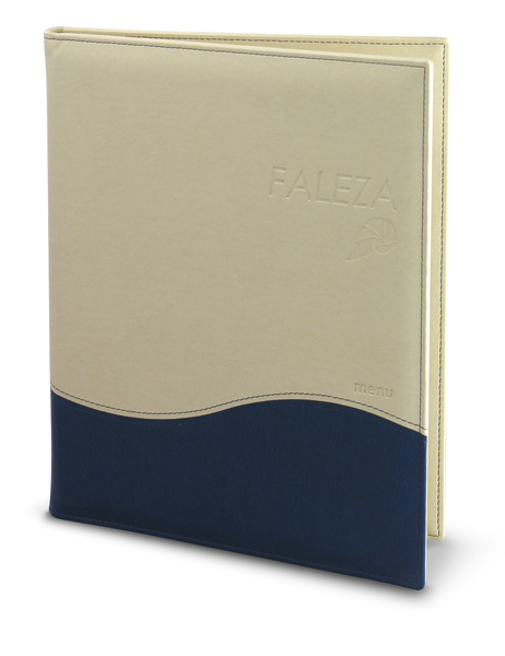 Menu card 036 - horizontal wave