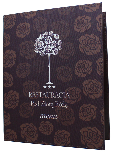 Menu card No. 279 - model MODERN on fabric