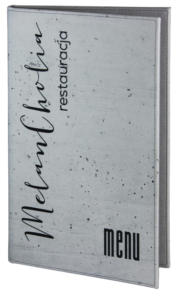 Menu card No. 282 - model MODERN on fabric