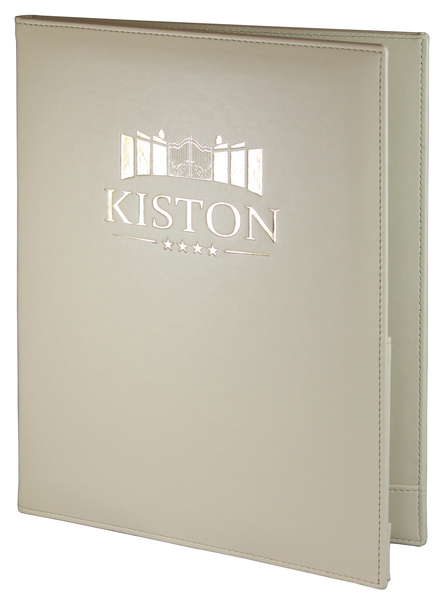 Menu card No. 287 -  logo partly embossed and gilded
