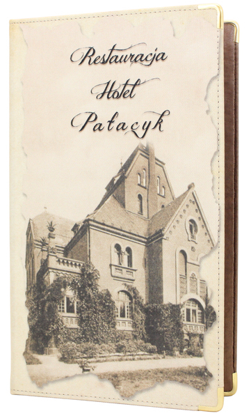 Menu card No. 290 - model MODERN on fabric