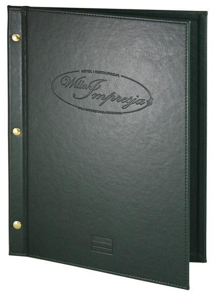 Menu card No. 292 - Cover model Partner with embossing