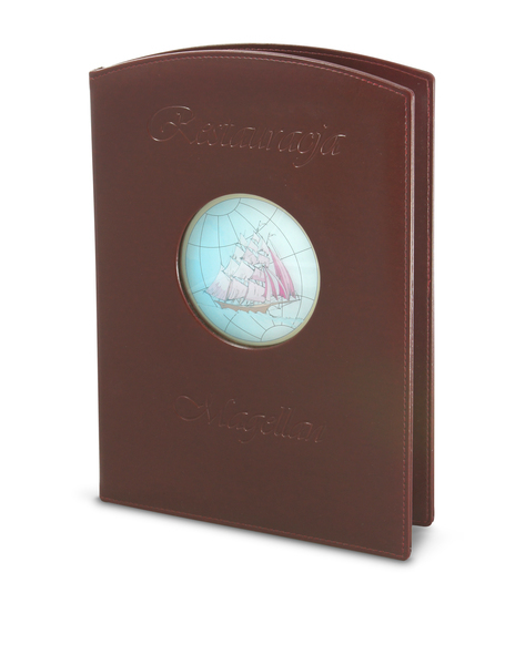Menu card 047 - stained-glass insert 2