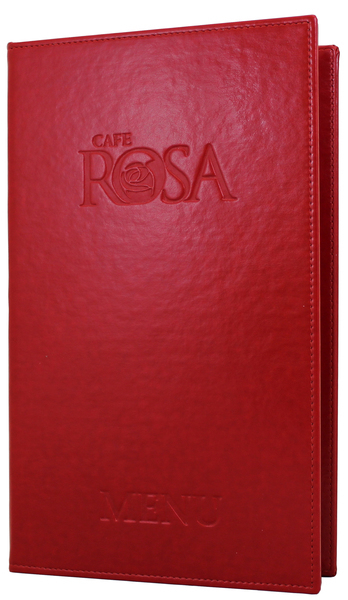 Menu card No. 318 menu Konsul made of eco leather 3/4 A4 format