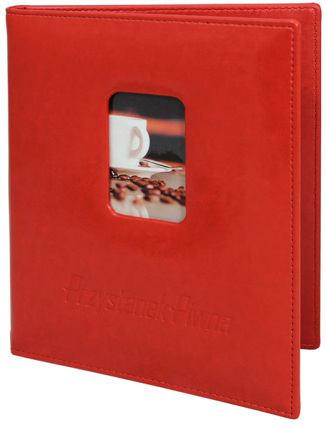 Menu card No. 324 - window with photo