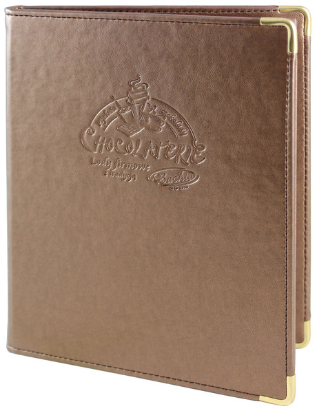 Menu card No. 335 - Prestige made of eco leather with embossings