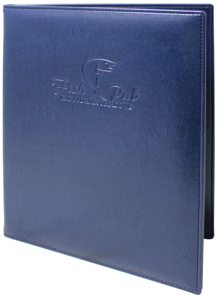 Menu card No. 347 - Prestige made of eco leather with embossings