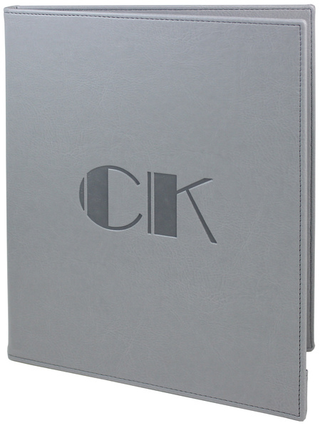 Menu card No. 350 - Prestige made of eco leather with embossings