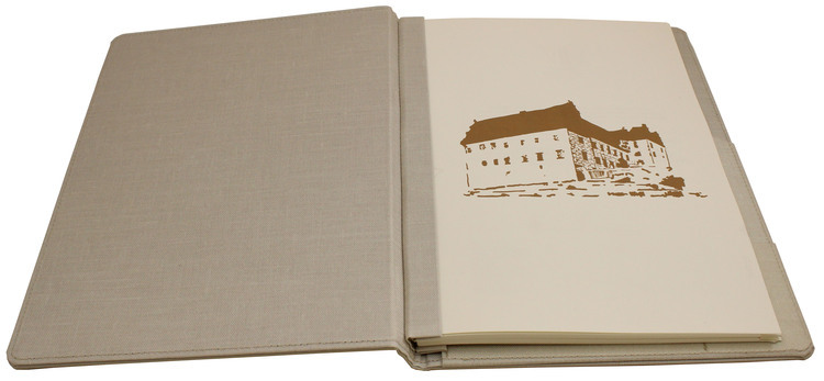 Menu card No. 386 - fabric printed according to client's project