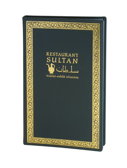 Menu card 031 - glided frame