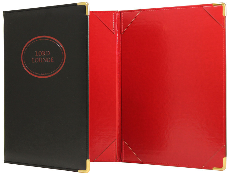 Menu card No. 447 - the interior of the menu card model VIP